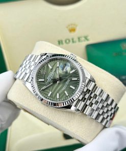 Đồng hồ Chế Tác Rolex DateJust 126234 mặt là cây nhiệt đới cọc số dạ quang VSF 36mm (2)