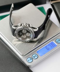 Đồng hồ Rolex Cosmograph Daytona DiW Rep 11 dây vải canvas 40mm (2)