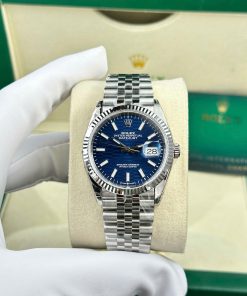 Đồng hồ Rolex DateJust 126234 Rep 11 mặt nếp gấp cọc số dạ quang nhà máy VS 36mm (2)