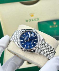 Đồng hồ Rolex DateJust 126234 Rep 11 mặt nếp gấp cọc số dạ quang nhà máy VS 36mm (2)