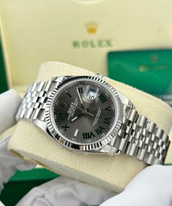 Đồng hồ Rolex DateJust 126234 Replica 11 mặt số wimbledon nhà máy VS 36mm (2)