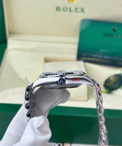 Đồng hồ Rolex Day-Date 128239 Replica 11 mặt khảm xà cừ trọng lượng 156 gram nhà máy QF 36mm (2)