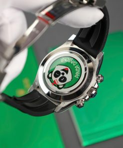 Đồng hồ Rolex Daytona Rep 11 Cao Cấp mặt đen cọc số đính đá nhà máy BT 40mm (2)