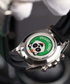 Đồng hồ Rolex Daytona Replica 11 mặt xám dây cao su nhà máy BT 40mm (2)