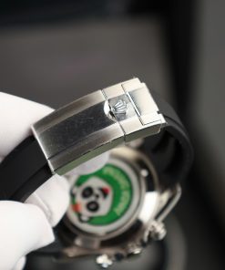 Đồng hồ Rolex Daytona Replica 11 mặt xám dây cao su nhà máy BT 40mm (2)