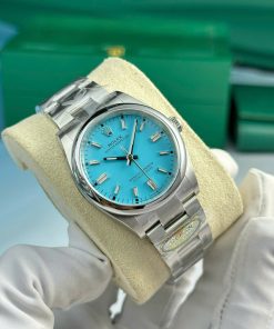 Đồng hồ Rolex Oyster Perpetual 126000 Rep 11 mặt xanh dương nhà máy Clean 36mm (2)