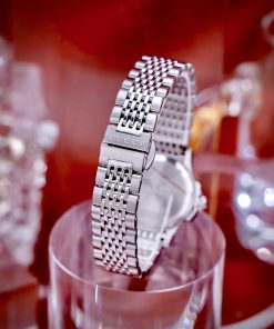 Đồng hồ Gucci G-Timeless nữ mặt xanh green dây kim loại Like Auth 27mm (9)