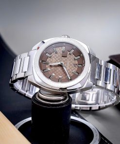 Đồng hồ Gucci Men GG2570 nam mặt nâu dây kim loại Like Auth 41mm