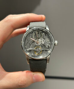 Đồng hồ Audemars Piguet 26600 Tourbillon Openworked Rep 11 máy lộ cơ màu xám 41mm (2)