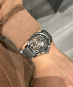 Đồng hồ Audemars Piguet 26600 Tourbillon Openworked Rep 11 máy lộ cơ màu xám 41mm (2)