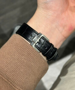 Đồng hồ Audemars Piguet Tourbillon Openworked 26600 Replica 11 dây da màu đen 41mm (2)