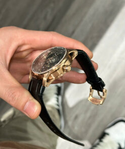 Đồng hồ Chế Tác Audemars Piguet Tourbillon Openworked 26600 dây da màu đen 41mm (2)