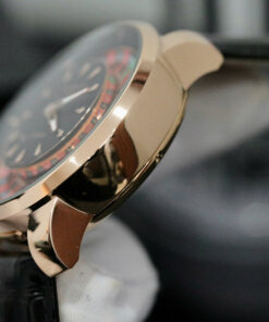 Đồng hồ Jacob & Co Casino Roulette Replica 11 mạ vàng hồng dây da màu đen 44mm (2)
