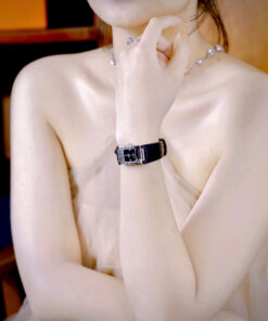 Đồng hồ Omega Constellation Quadra Quartz Dây Da Fake Cao Cấp 22x28mm