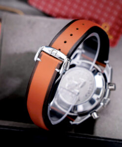 Đồng hồ Omega Speedmaster '57 Chronograph Dây Da Cam Fake 11 44mm