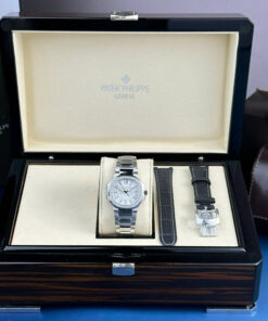 Đồng hồ Patek Philippe Nautilus 7010 Replica 1 1 mặt trắng máy pin GRF 32mm (2)