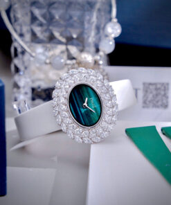 Đồng hồ Piaget Limelight Nữ Mặt Xanh Ngọc Đính Đá Like Auth 30x36mm
