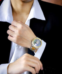 Đồng hồ Versace Medusa Infinite Nam Mặt Xanh Dây Demi Like Auth 42mm