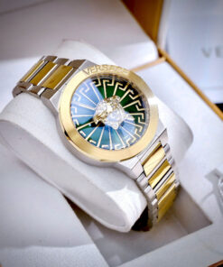 Đồng hồ Versace Medusa Infinite Nam Mặt Xanh Dây Demi Like Auth 42mm