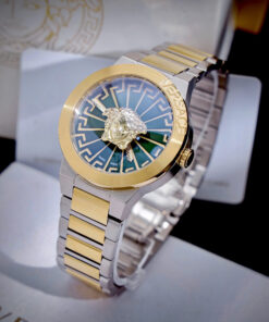 Đồng hồ Versace Medusa Infinite Nam Mặt Xanh Dây Demi Like Auth 42mm