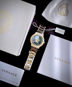 Đồng hồ Versace Medusa Infinite Nam Mặt Xanh Dây Demi Like Auth 42mm