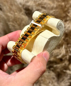 Đồng Hồ Rolex Day-Date Bọc Vàng Thật Mặt Màu Xanh Lá Cây 36mm (1)