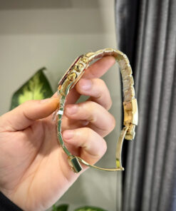 Đồng Hồ Rolex Daytona Bọc Vàng 18K Đính Ruby Đỏ Và Moissanite 40mm (1)