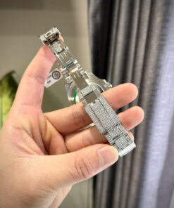 Đồng Hồ Rolex GMT Master II Đính Full Kim Cương Moissanite và Sapphire 40mm (6)