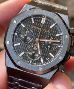 Đồng hồ Audemars Piguet Rep 11 Royal Oak 26240CE gốm đen nhà máy APS 41mm (1)