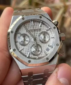 Đồng hồ Audemars Piguet Rep 11 Royal Oak 26240ST mặt trắng máy mỏng new 2025 41mm (4)