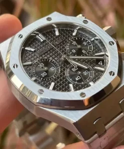 Đồng hồ Audemars Piguet Replica 11 Royal Oak 26240ST mặt đen máy mỏng nhà máy APS 41mm (2)