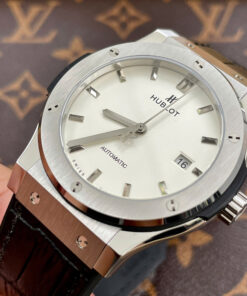 Đồng hồ Hublot Chế Tác Classic Fusion mặt trắng nhà máy JJF 42mm (2)