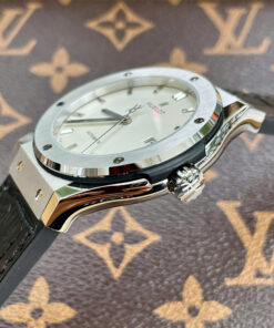 Đồng hồ Hublot Chế Tác Classic Fusion mặt trắng nhà máy JJF 42mm (2)