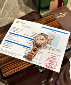 Đồng hồ Rolex Daytona bọc vàng hồng đính kim cương Moissanite 40mm (9)