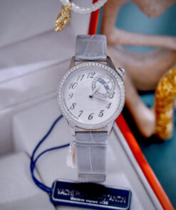 Đồng hồ Vacheron Constantin Égérie Moon Phase dây da đính đá fake 11 30mm