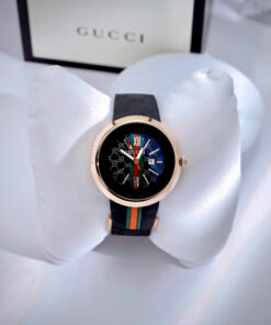 Đồng hồ Gucci unisex king gold máy Pin nhật dây cao su like auth 40mm