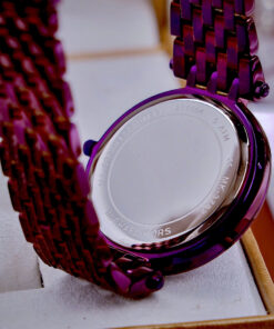 Đồng hồ Michael Kors Darci Pavé nữ đính full đá màu tím 38mm