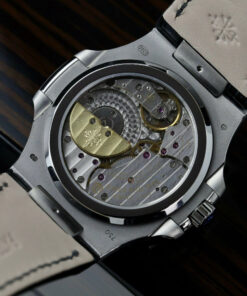 Đồng hồ Patek Philippe Nautilus 5712 Replica 11 mặt xanh blue dây da PPF 40mm (2)