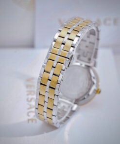 Đồng hồ Versace Greca Icon mặt đính đá demi vàng like auth 36mm