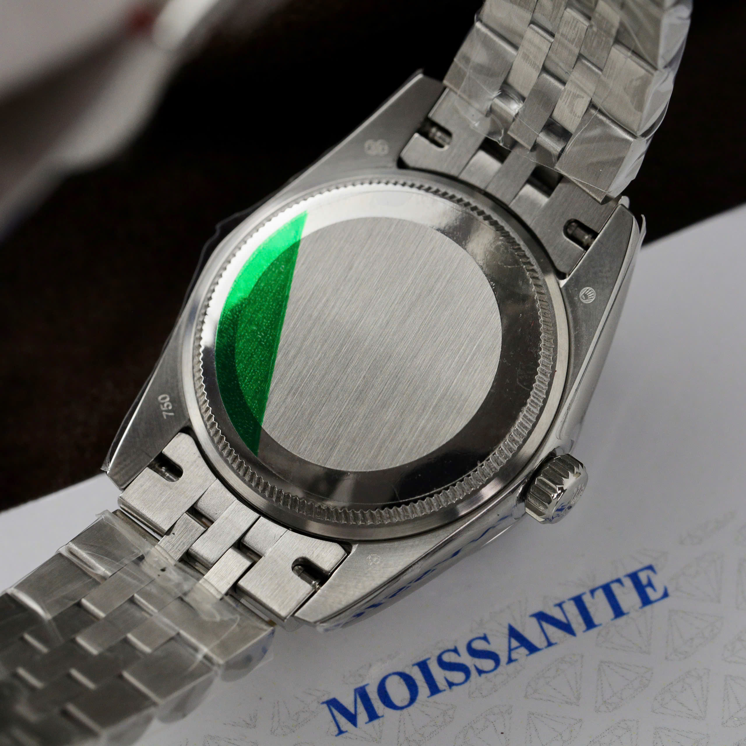 Đồng Hồ Rolex DateJust Replica 11 Nữ Mặt Khảm Trai Đính Đá Dây Thép 31mm (6)