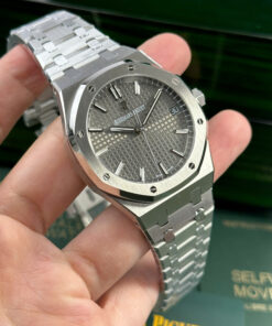 Đồng hồ Audemars Piguet Chế Tác Royal Oak 15500ST mặt xám dây kim loại APS 41mm (2)