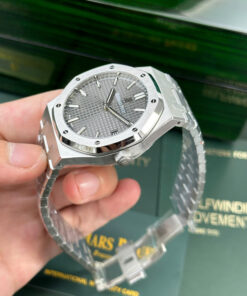 Đồng hồ Audemars Piguet Chế Tác Royal Oak 15500ST mặt xám dây kim loại APS 41mm (2)