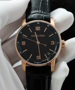 Đồng hồ Audemars Piguet Code 11.59 Selfwinding 15210OR Rep 11 dây da đen APS 41mm (2)