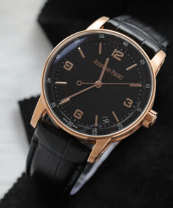 Đồng hồ Audemars Piguet Code 11.59 Selfwinding 15210OR Rep 11 dây da đen APS 41mm (2)