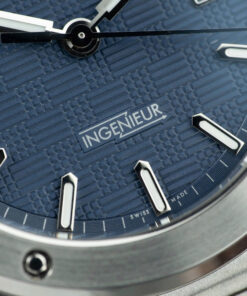 Đồng hồ IWC Ingenieur IW328907 Rep 11 mặt xanh blue dây kim loại xưởng V7 40mm (2)