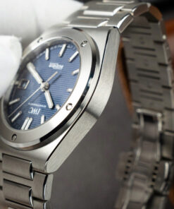 Đồng hồ IWC Ingenieur IW328907 Rep 11 mặt xanh blue dây kim loại xưởng V7 40mm (2)