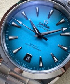 Đồng hồ Omega Seamaster Co-Axial Rep 11 mặt xanh blue nhà máy VS 41mm (1)