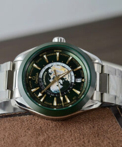 Đồng hồ Omega Seamaster Replica 11 Aqua Terra Worldtimer màu xanh lá cây 43mm (2)