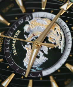 Đồng hồ Omega Seamaster Replica 11 Aqua Terra Worldtimer màu xanh lá cây 43mm (2)