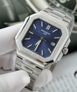 Đồng hồ Patek Philippe Cubitus 5821 Replica 11 mặt vuông màu xanh dương 45mm (2)